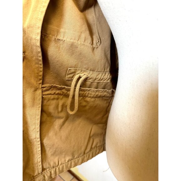 J.Crew Camel Utility Button Barn Jacket • Women’s Light Brown Workwear Field - Picture 7 of 9
